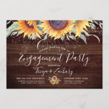 Rustikales Sonnenblumen | Engagement