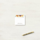 Rustikales Sonnenblumen | FlorCustom Post-it Klebezettel (Auf Schreibtisch)