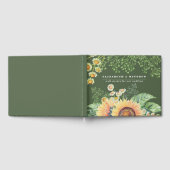 Rustikales Sonnenblumen-Gästebuch Gästebuch (Voll)