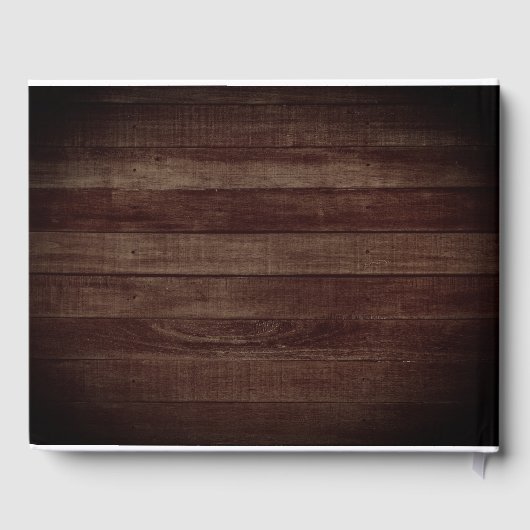 Rustikales Sonnenblumen | Hochzeit Gästebuch (Rückseite)