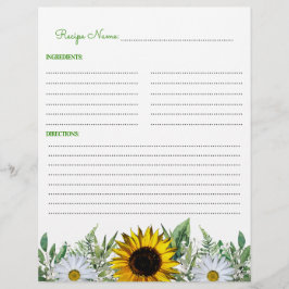 Rustikales Sonnenblumenrezept Befruchtung