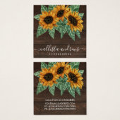 Rustikales Sonnenblumenschutzmittel (Vorne & Hinten)