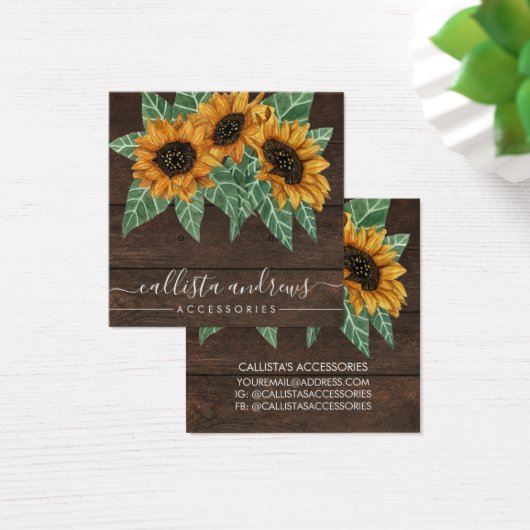 Rustikales Sonnenblumenschutzmittel (Schreibtisch)