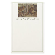 Rustikales Sparrow Notepad - Natur Inspiriert tägl