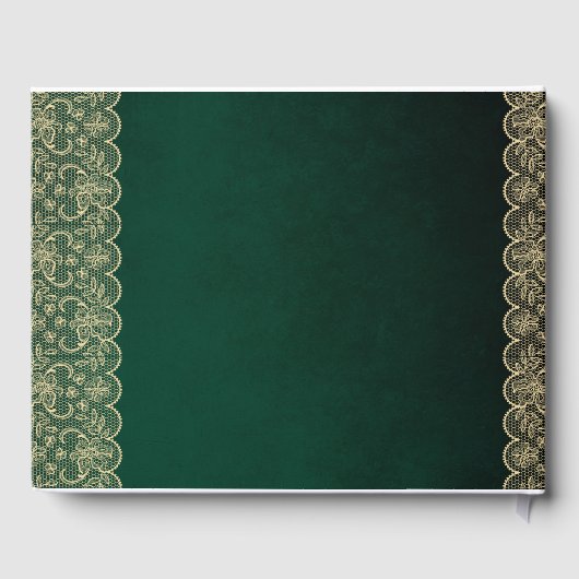 Rustikales Spitzenkonzert mit eigenem Markenauftri Gästebuch (Rückseite)