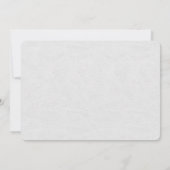 Rustikales Spitzenweine Degustation Bridal Dusche  Einladung (Rückseite)