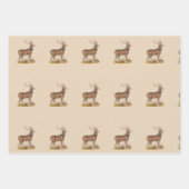 Rustikales Stag Deer Geschenkpapier Set (Vorderseite 2)