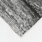 Rustikales Stall Black Wood Gold String Lights Mon Fleecedecke (Ecke)