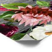 Rustikales Stallbrett-Blank-XL DIY-Poster Poster (Ecke)