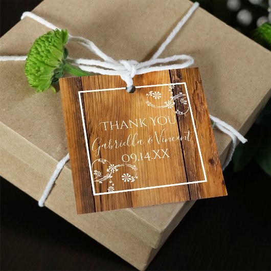 Rustikales Stallholz Geschenkanhänger