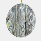 Rustikales Stallholz Keramik Ornament (Links)