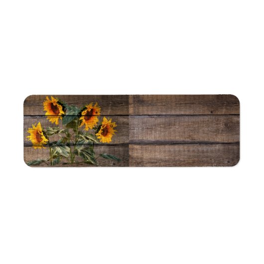 Rustikales Stallholz Sonnenblumen (Vorne)