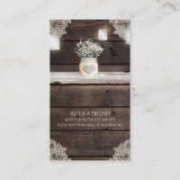 Rustikales Stallholz, Spitzen & Mason Jars Verleih