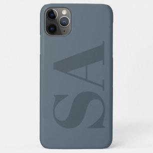 Rustikales Staubblau Wasserfarbe Minimal Zeitgenös Case-Mate iPhone Hülle