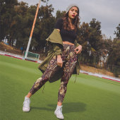 Rustikales Steampunkmuster Leggings