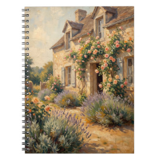Rustikales Steincottage in der Provence Notizblock