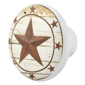 Rustikales Sternrad Keramikknauf (Rechts)