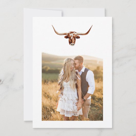 Rustikales Stiefel und bubbly Country Brautparty Einladung (Rückseite)