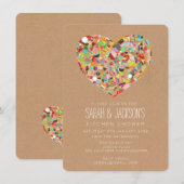 Rustikales Stock - Küche / Brautparty Party Einladung (Vorne/Hinten)