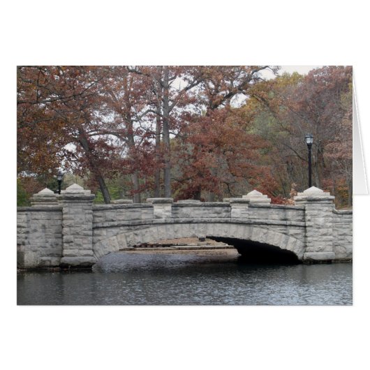 Rustikales Stone Bridge Foto (Vorderseite (Horizontal))