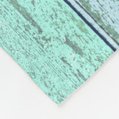 Rustikales Strand-Treibholz Fleecedecke (Ecke)