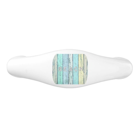 Rustikales Strand-Treibholz Keramik Schubladengriff (Vorderseite)