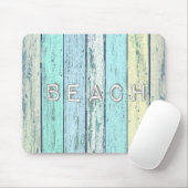 Rustikales Strand-Treibholz Mousepad (Mit Mouse)