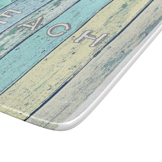 Rustikales Strand-Treibholz Schneidebrett (Ecke)