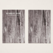 Rustikales Strandtreideholz Hintergrund Ohrwurfkar (Vorne & Hinten)