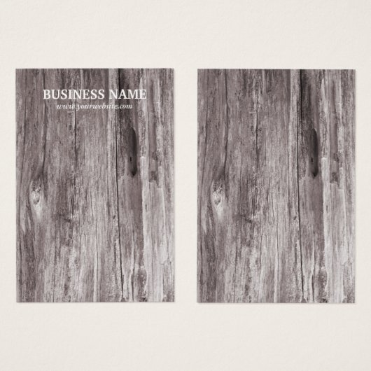 Rustikales Strandtreideholz Hintergrund Ohrwurfkar (Vorne & Hinten)