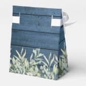 Rustikales String Lights Greenery Brautparty Geschenkschachtel (Rückseite)