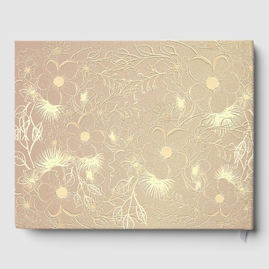 Rustikales String Lights Wedding Guest Book Gästebuch (Rückseite)