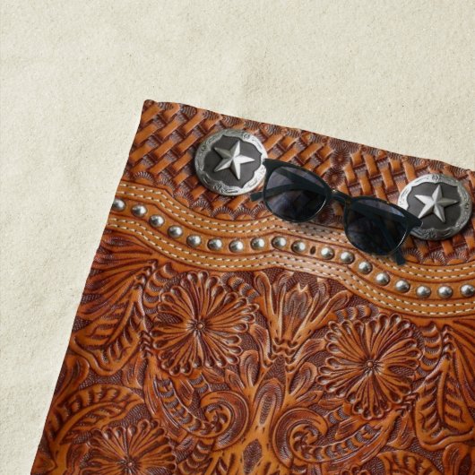 Rustikales Südwest Western Country Pattern Cowgirl Strandtuch (Beispiel)
