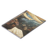 Rustikales Sunlit Spice Market Notebook Notizblock (Linke Seite)