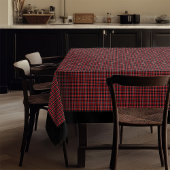 Rustikales Tablettenröhrchen Tartan für Ansammlung Tischdecke
