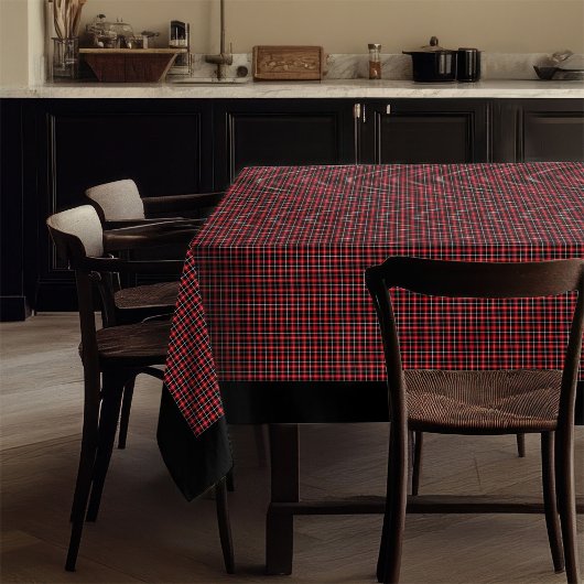 Rustikales Tablettenröhrchen Tartan für Ansammlung Tischdecke