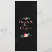 Rustikales Tafel-Menü Menükarte (Rückseite)