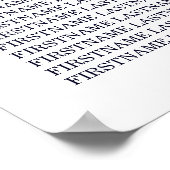 Rustikales Tandem-Fahrradübersicht Poster (Ecke)