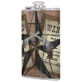 Rustikales Texas Star Western Duale Pistolen Gewol Flachmann (Links)