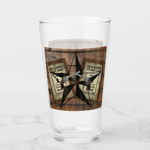 Rustikales Texas Star Western Duale Pistolen Gewol Glas