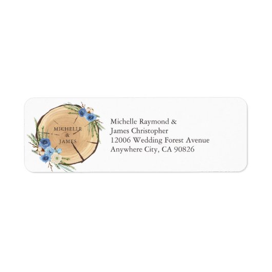 Rustikales Thema Hochzeit in Woodland (Vorne)