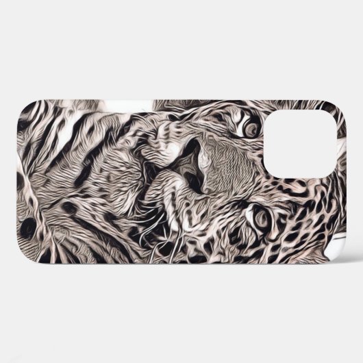 Rustikales Tier - Jaguar Case-Mate iPhone Hülle (Rückseite (Horizontal))
