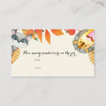 Rustikales Tier wie viele Laken in der Krümelkarte