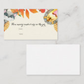 Rustikales Tier wie viele Laken in der Krümelkarte Begleitkarte (Vorne/Hinten)