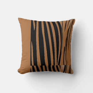 Rustikales Tierpatchwork Zebra Streifen Kissen