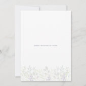 Rustikales, traumhaftes Olivenrosmarin Save The Date (Rückseite)