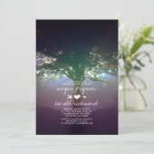 Rustikales Treppenaufgang Lights Garten Probe Aben Einladung (Stehend Vorderseite)