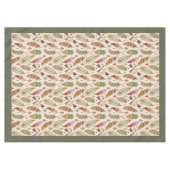 Rustikales Tribal Tablecloth Feather Arrow Muster Tischdecke (Vorderseite (Horizontal))