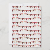 Rustikales Ugly Sweater Christmas Party Einladung (Rückseite)