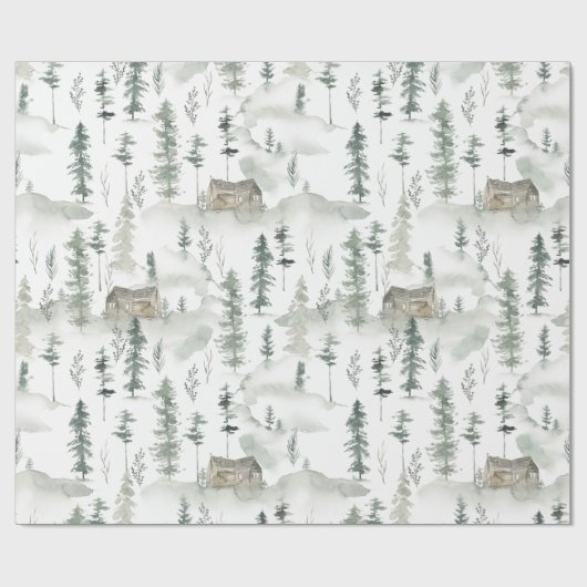 Rustikales Umschlagpapier Geschenkpapier (Flach)